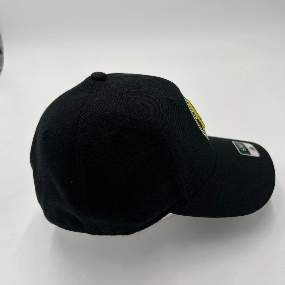 Adidas Columbus Crew SC MLS Superflex Stretch Fit Hat Black Mens Size S/M‎ NEW